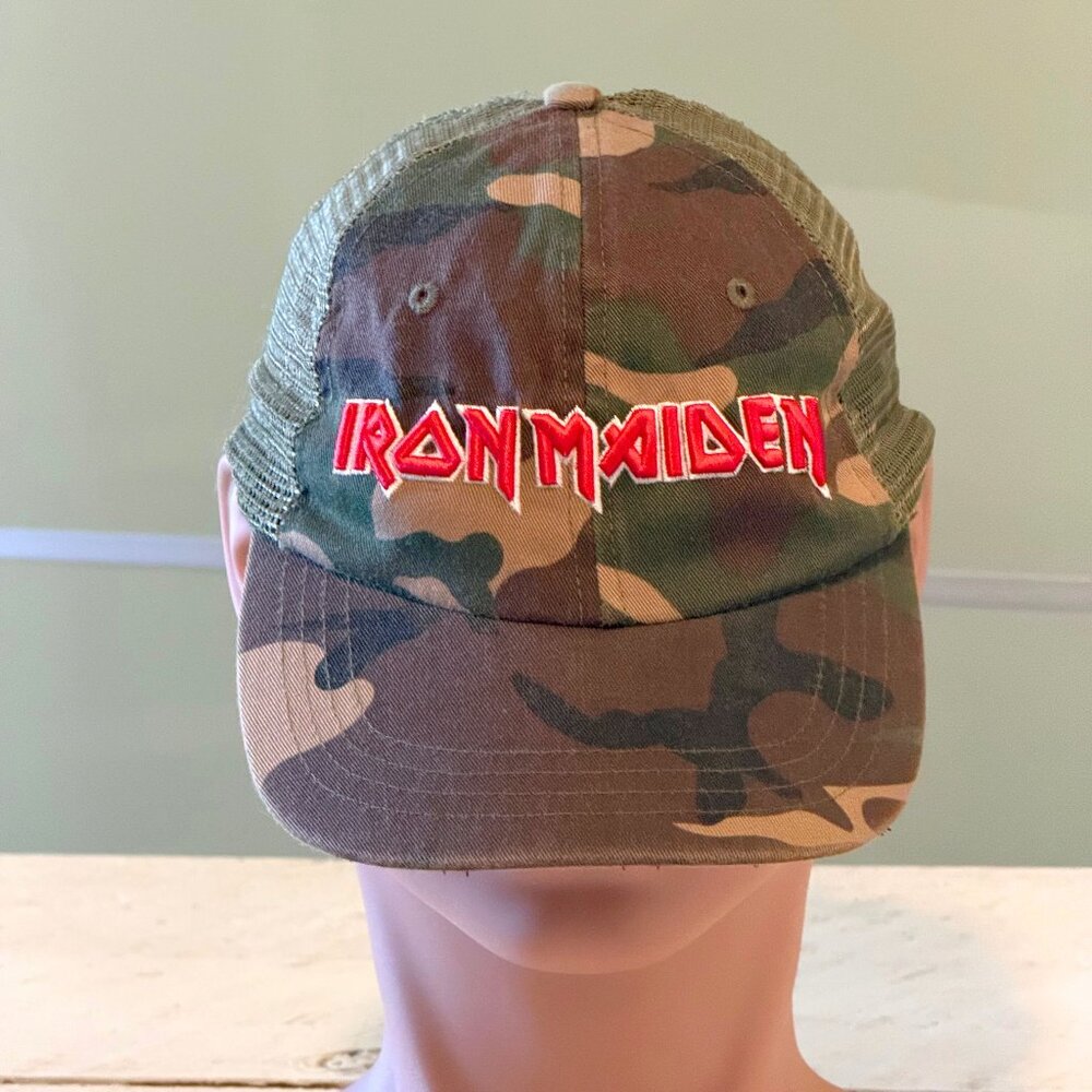 Iron Maiden Camo Trucker hat